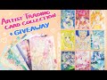 All ARTIST TRADING CARDS from other ARTISTS 🎀 + GIVEAWAY