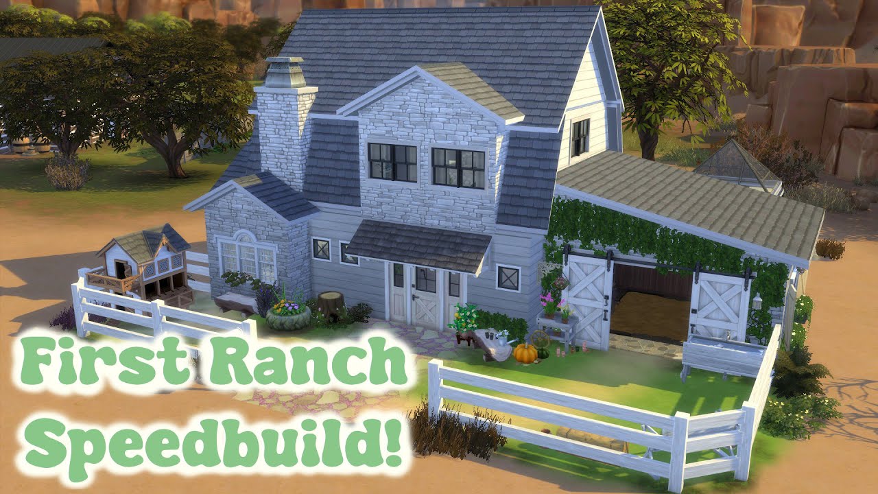 The Cozy Corner House Ranch Build ๐ด ๐ | The Sims 4 Speed Build - YouTube