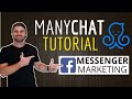 Facebook Messenger Marketing Bot | Manychat Tutorial 2020