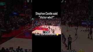 Castle TOOK OVER#nba #basketball #nbabasketball #nbamemes #wemby #spurs #nbaplayoffs #wembanyama