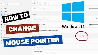 How to Change Mouse Pointer to Hand Pointer in Windows 11 #windows11 #windows11tips #mousepointer