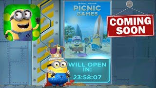 Minion Rush Special Mission Picnic Games - SOON King Bob minion gameplay ios android