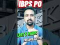 IBPS PO last 5 Years Prelims Cutoff #ibps #ibpspo #bankexams #bankexampreparation
