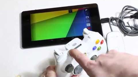 Connect xbox 360 wireless controller to Nexus 7 2013 Kit kat android tablet   YouTube