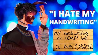 CORPSE TALKS ABOUT HIS HANDWRITING + MERCH RESTOCK | Corpse Husband Clips / Livestream Highlights News