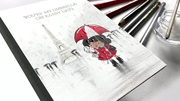 Create in Color with Sandy Allnock - Rainy Day in Paris