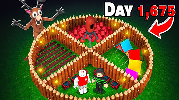 We Built The SAFEST AFK Base in 99 Nights in the Forest!