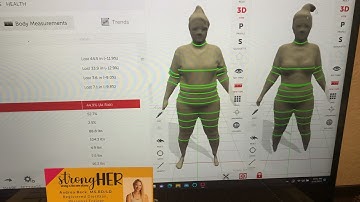 Full body Styku 3D body scan