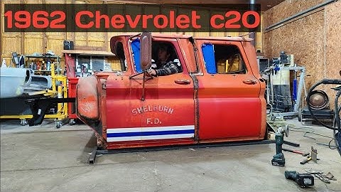 Project Kermit 1962 c20 crew cab #5 building the doors