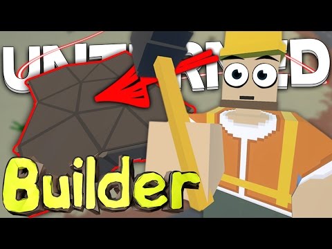 ПОСТРОИЛ НЕОБЫЧНЫЙ АНТИРЕЙД ДОМ ► Builder ► Unturned