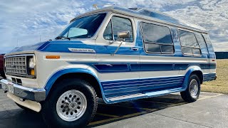 Exterior Walk Around 1987 Ford Econoline E350 Infinity Conversion Van. ONE OF A KIND!!!