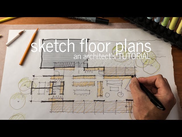 Premium Photo  Luxury house architecture drawing sketch plan blueprint