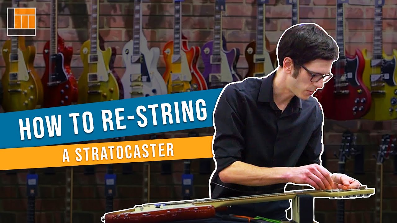 How to Change a String on a Stratocaster - YouTube