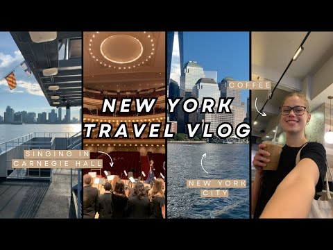 🗽Travel with me to New York | Singing at Carnegie Hall in New York! | Aesthetic New York travel vlog