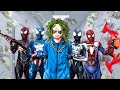 Superheros story  rescue the police from joker   mansion battle  by flife vs