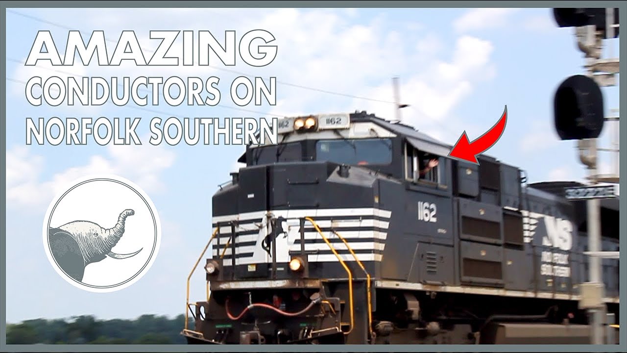 Amazing Conductors on Norfolk Southern YouTube