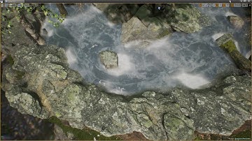 UE4 River with distance field flow