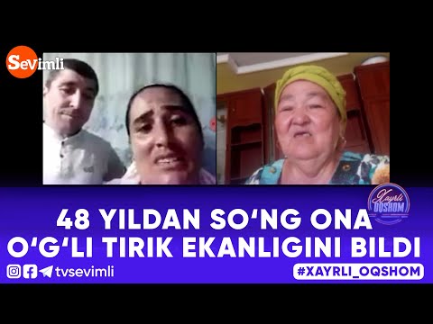 48 YILDAN SO'NG ONA O'G'LI TIRIK EKANLIGINI BILDI