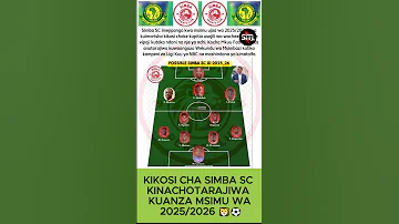 KIKOSI CHA SIMBA SC KINACHOTARAJIWA KUANZA MSIMU WA 2025 2026 