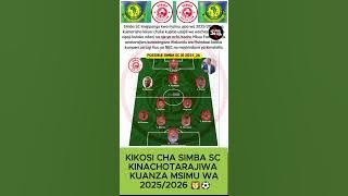 KIKOSI CHA SIMBA SC KINACHOTARAJIWA KUANZA MSIMU WA 2025/2026 🦁⚽