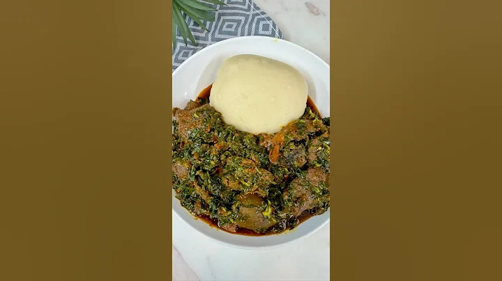The best way to make Nigerian Vegetable soup by Ify’s Kitchen #shortsafrica #shorts
