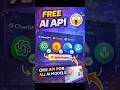 FREE AI API 😱 | ChatGPT, Claude, Gemini ek jagah! | Sharp Tech #techshorts