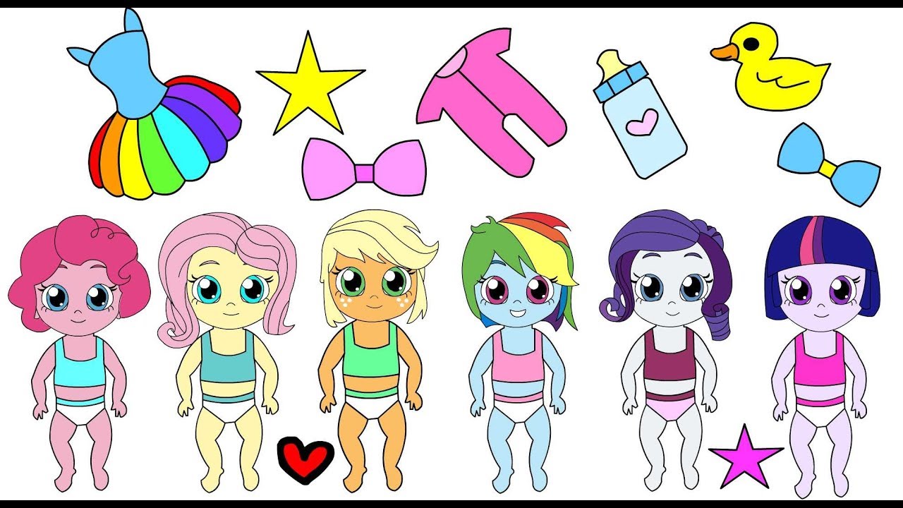 mlp paper dolls