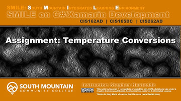 C#/Xamarin Cohort 02Y - Temperature Conversion Project