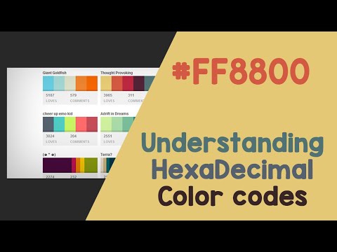 Hexadecimal color codes explanation | how to convert from rgb to hex | Quick programming tutorial