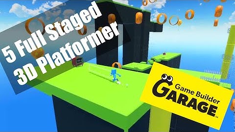 Game Builder Garage - 3D Platformer Game - Tower of Bubble (5 Stages Long)