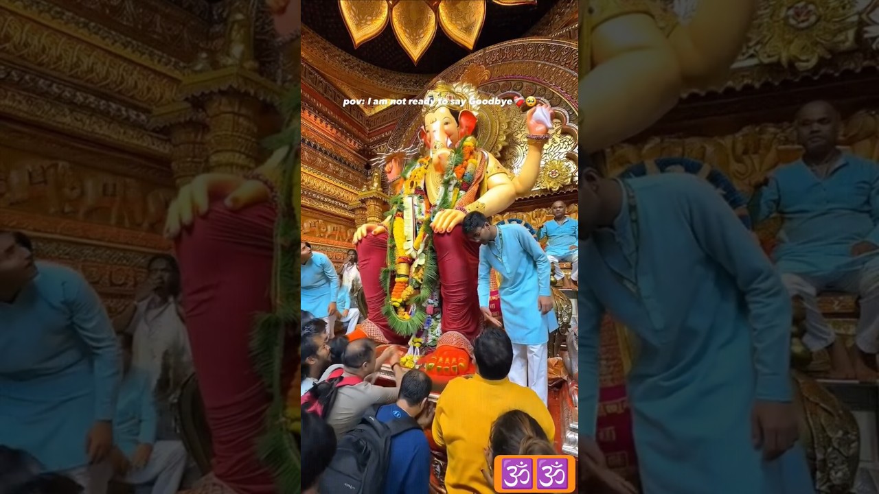 Ganesh Visarjan 2024: Emotional Moments as Bappa Returns | Mumbai Chowpatty Immersion