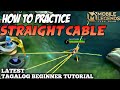 FANNY STRAIGHT CABLE TUTORIAL TAGALOG 2020 | Mobile Legends