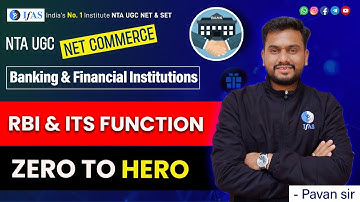 Banking and Financial Institutions for UGC NET 2023 | RBI & its Function UGC NET Commerce Paper 2
