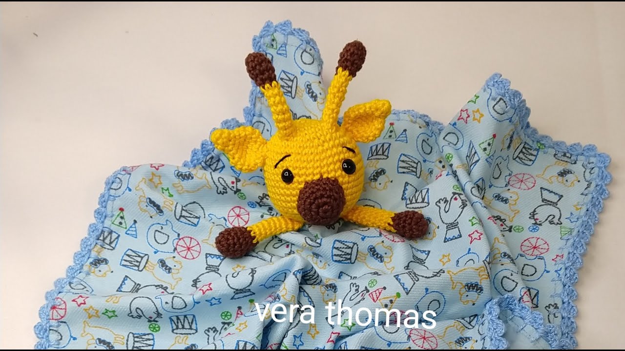 PASSO A PASSO MANTINHA DE APEGO OU NANINHA DE GIRAFA PARA BEBE