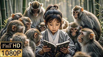 【最新功夫电影】猴子帶孤兒少年找到絕世武林秘籍，認他為主，助他練成絕世神功！ 💥|#chinesedrama #kungfu