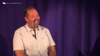 Police comedian visits the Oracle
