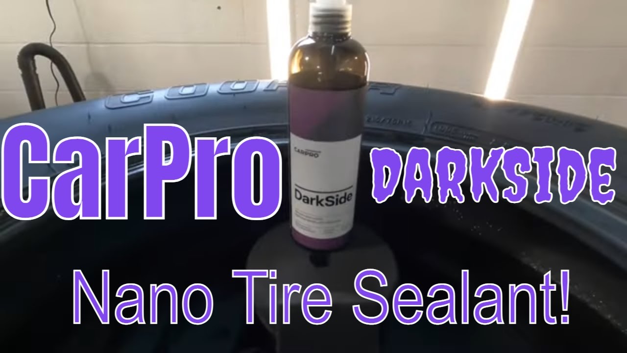 CarPro DarkSide Tire And Rubber Nano Sealant! Hydrophobic Satin Black