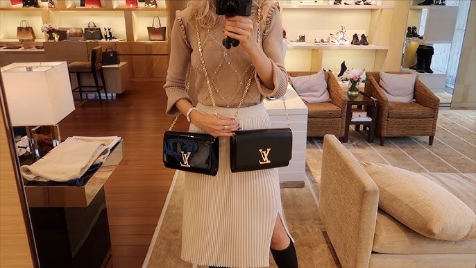 🔥Review + Unboxing: Louis Vuitton Louise Chain GM Shoulder Bag Clutch 