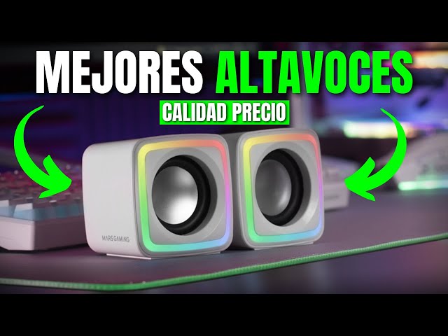 MEJORES ALTAVOCES para PC CALIDAD PRECIO en 2023 / ¿El MEJOR ALTAVOZ GAMING?  