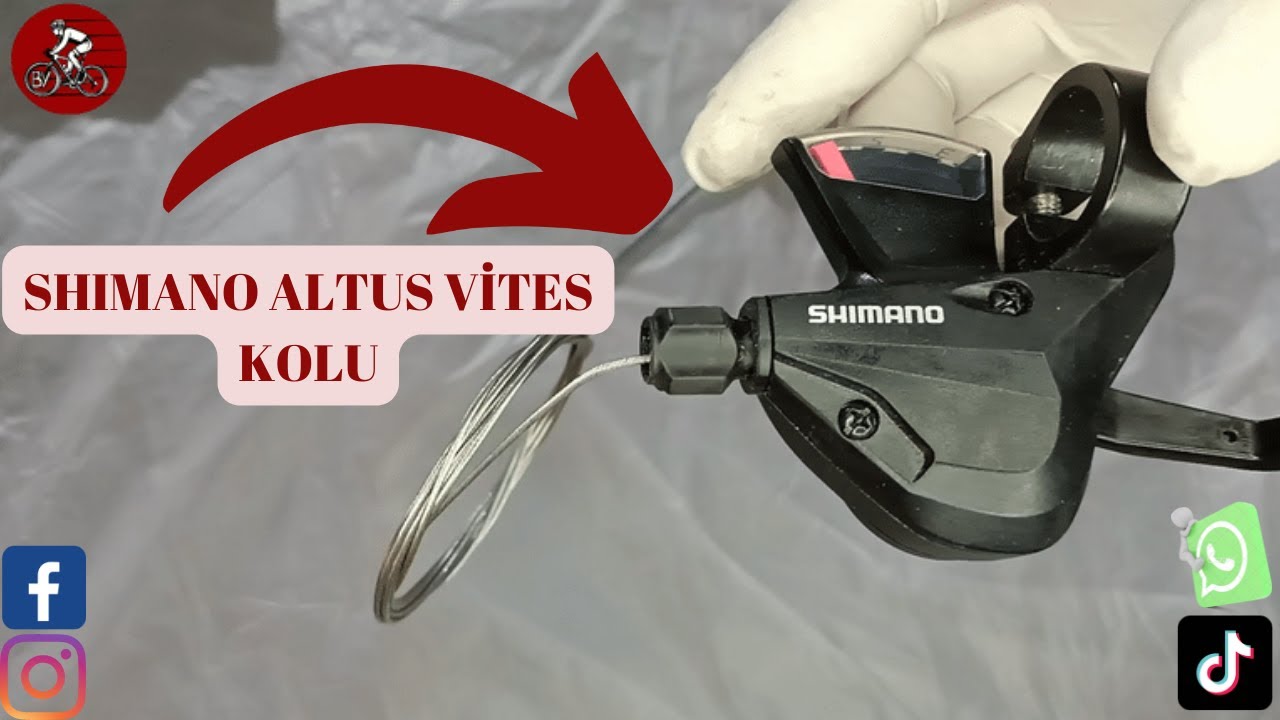 Shımano Altus Vtes Kolu Değişimi.. 