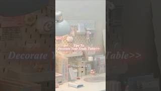 how to make your study desk aesthetic🌟🪩#itsmyblossom #aesthetic#shorts#desk#decor#studytable#viral screenshot 3