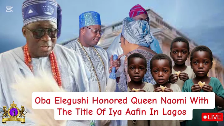 Oba Elegushi Honored Queen Naomi With The Title Of Iya Aafin In Lagos 