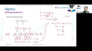 Famous CSEC Maths - Solving Equations Profile