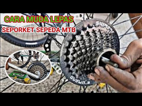 Video: Cara Melepas Sprocket Belakang Dari Sepeda