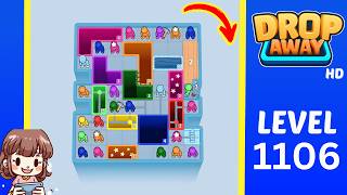 Drop Away Level 1106 Solution Walkthrough