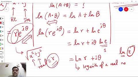 TYBSc SEM5 P1 U2C1 Lecture5 Logarithms roots and powers of complex numbers
