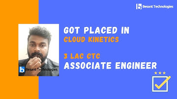 Besant Technologies Velachery Placements | Ramkumar Got Placed as Associate Engineer | Success Story