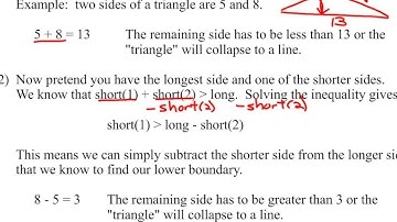 geometry - section 5.4 triangle inequality