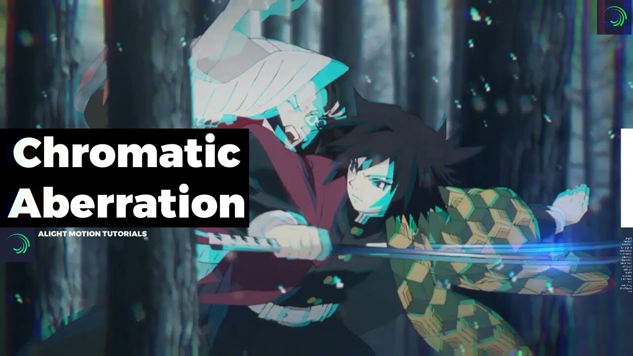 Chromatic Aberration RGB timewarp effect like ae Alight Motion