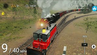 Trainz Simulator 3 Wood Transport - Cargo Train Driving - Android Gameplay #3